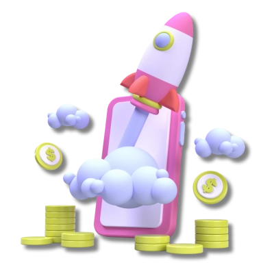 Mobile App Launch Illustration
