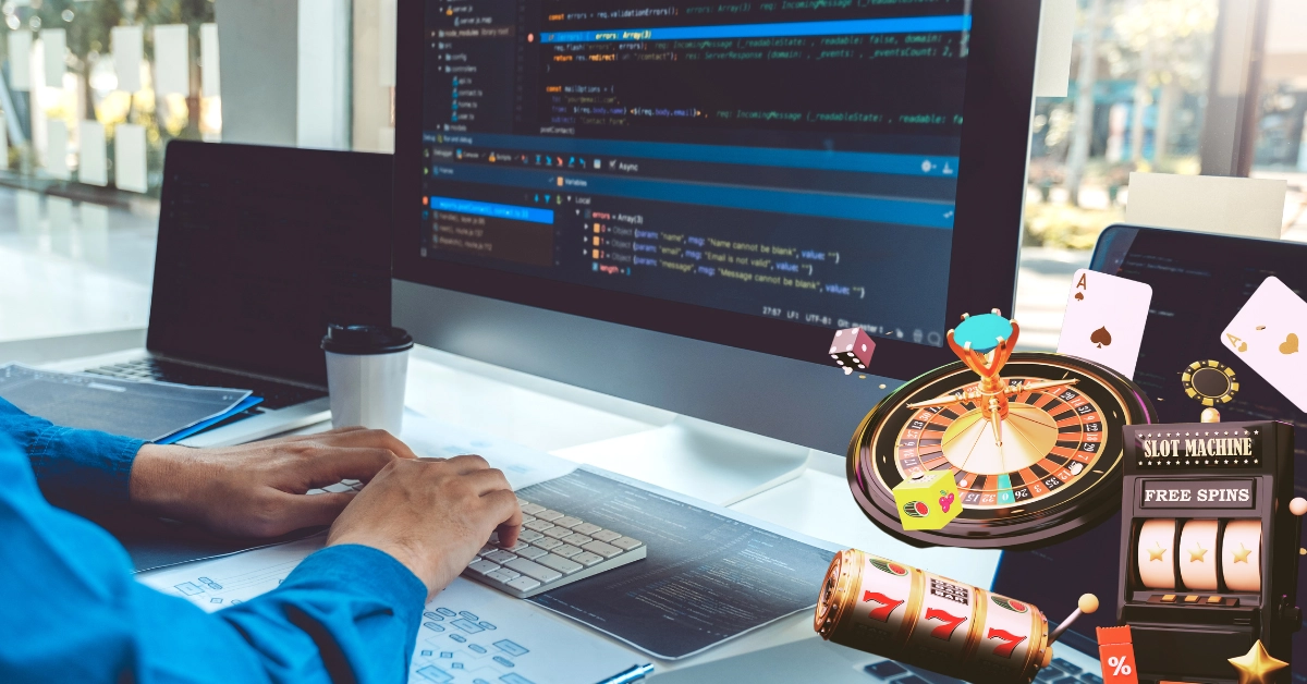 Website Developer Working - Online Casino Games