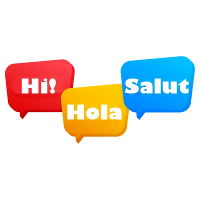 Chat Speech Bubble - Multi Language Chat Speech Bubble - Multi Language
