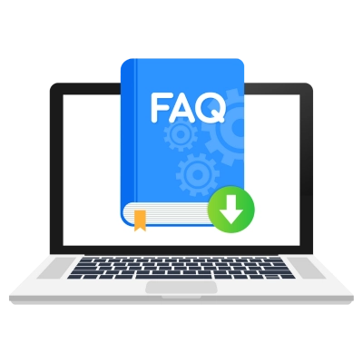 FAQ Book - Laptop - Self-Help Resources Icon FAQ Book - Laptop - Self-Help Resources Icon